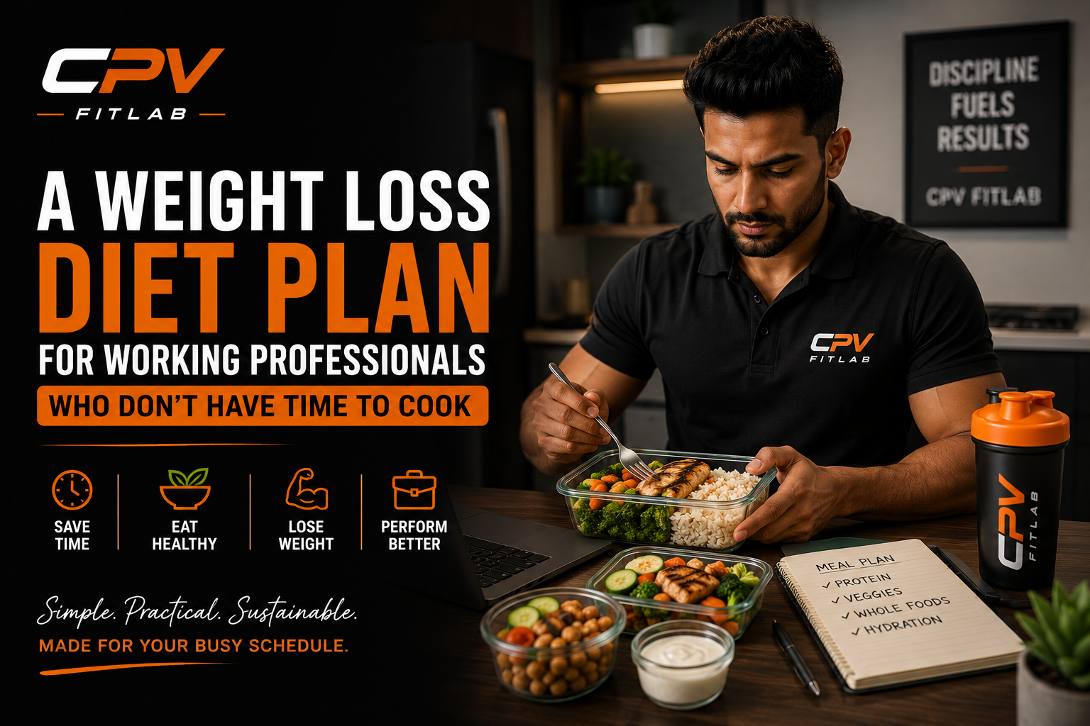 A Weight Loss Diet Plan for Working Professionals Who Don't Have Time to Cook